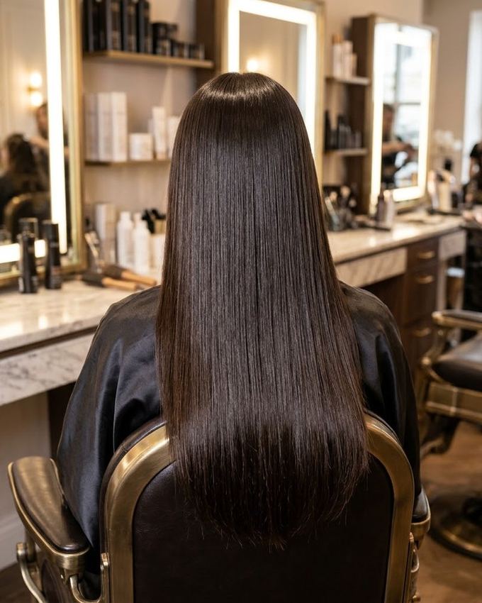 Sonrası - Ayna Parlaklığında Liquid Hair Terapisi